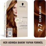Schwarzkopf Creme Supreme 7.7 Sıcak Bakır Saç Boyası