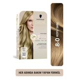 Schwarzkopf Creme Supreme Full Kit 8-0 Koyu Sarı Saç Boyası