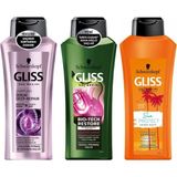 Schwarzkopf Gliss Saç Bakımı Şampuan Seti 360 ml 3'lü