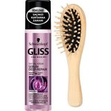 Schwarzkopf Gliss Serum Deep Repair Sıvı Saç Kremi 200 ml +Bambu Tarak