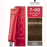 Schwarzkopf Igora 7 Adet Royal 7-00 Kumral Ekstra Doğal Saç Boyası