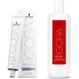 Schwarzkopf Igora Royal Absolutes 6 Adet Silverwhite Silver Saç Boyası + 1 lt Oksidan