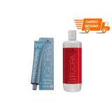 Schwarzkopf Igora Royal Highlifts Ultra Sarı Bej Çikolata 10-46x9 Adet Saç Boyası ve 1 lt Oksidan