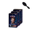 Schwarzkopf Men Perfect 60 Kahve Erkek Saç Boyası 3’lü Set + Tarak Hediyeli