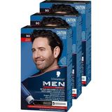 Schwarzkopf Men Perfect 90 Siyah Saç Boyası Beyaz Kapatma Etkisi ile Kolay Uygulama 3 Adet - 90- Siyah