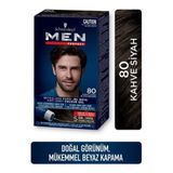 Schwarzkopf Men Perfect Beyaz Renk Kırıcı 80 Siyah Kahve Saç Boyası