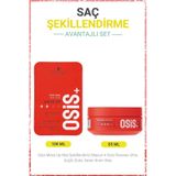 Schwarzkopf Osis Flexwax Ultra Güçlü Krem Wax 85 ML + Osis Mess Up Mat Wax 100 ML