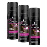 Schwarzkopf Root Retoucher Beyazları Anında Kapatan Sprey Boya Koyu Kahverengi 120 ml (3 paketi)