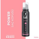 Schwarzkopf Taft Power Saç Köpüğü Vegan 150 ml Kaşmir Yumuşaklığı ve Hacim Kuru Yıpranmış Saçlar