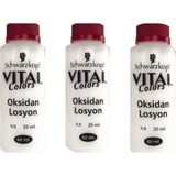 Schwarzkopf Vital 3 Adet Oksidan Losyon %9