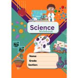 Science Notebook: Student Workbook with Scientific Method, Human Body, Physics Reference & Periodic Table