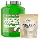 Scitec Whey Isolate 2000 Gr + Clean Powders Protein Pudding Kombinasyonu Aromasiz
