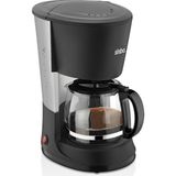 SCM-2938 Filtre Kahve Makinesi 12 Fincan / 1.2 Litre Kapasite | Damlatmaz Özellik | Termostatlı Isıtma | Cam Demlik | Ofis ve Ev Için - Acı Kahve