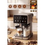 Scm-3036 Pro 20 Bar Espresso Makinesi, 7 Kahve, Süt Hazneli, Kapsül Uyumlu siyah