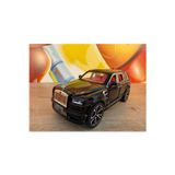 Scn Toys 1:24 Çek Bırak Işıklı Ve Sesli Rolls Royce Diecast Model Araba Siyah