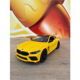 Scn Toys Bmw M8 Diecast Çek Bırak Model Araba 1:34 Ölçek Bmw M8 Metal Oyuncak Araba