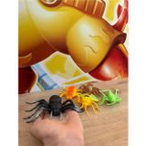 Scn Toys Böcek Hayvan Seti Oyuncak Böcekler Vahşi Hayvanlar Örümcek Sinek Böcek Çekirge Seti 5 Parça Büyük