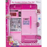 Scn Toys Buzdolabı Ve Bulaşık Makinesi 2'Li Mutfak Seti Oyuncak Mutfak Seti Evcilik Seti