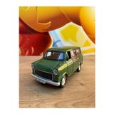 Scn Toys Ford Minibüs Sesli Işıklı Çekbırak Havalı Korna Ford Transit Minibüs Nostalji Metal Kaplar Açılır