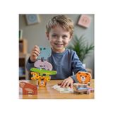 Scn Toys Hayvanlar Blok Çocuklar Için Öğretici Ve Eğlenceli Blok Eğitici Hayvanlar Ahşap Oyun Seti