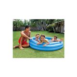 Scn Toys Krıstal Mavı Havuz147X33 Cm Çocuk Havuzu Bebek Havuzu 3 Boğumlu Mavi 147X33 Havuz