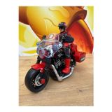 Scn Toys Kutulu Sesli Işıklı Oyuncak Motorsiklet Adamlı Yarış Motoru Plastik Kırılmaz
