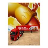Scn Toys Man 4X2 Ve Dorse Tır Çekici Oyuncak Metal Tır Çekici Dorseli Oyuncak Market Tırı Kapakları Açılır
