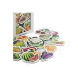 Scn Toys Manyetik Meyveler Ve Sebzeler Oyuncak Buzdolabına Yapışan Magnet Meyveler 26 Parça