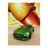 Scn Toys Mercedes Amg Gtr Diecast Model Araba Yeşil Çekbırak Açılan Kapılar 12Cm Mercedes Amg Gtr Araba Metal