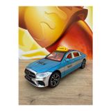 Scn Toys Mercedes Benz C200 Mercedes Diecast Oyuncak Taksi Araba Lüx Taksi Mavi Kapı Bagaj Kaput Açılır