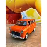 Scn Toys Metal Çek Bırak Ford Minibüs Havalı Korna Ford Transit Minibüs Tarzı Nostalji Metal Kapıları Açılır