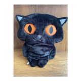 Scn Toys Nakış Detaylı Dolgulu Pelüş Bebek Kırlent Oyuncak Peluş Yastık Dolgulu Peluş Oyuncak Kedi