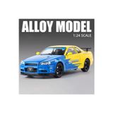 Scn Toys Nissan Skyline Gtr R34 Modifiyeli 1:24 Diecast Metal Model Araba Açılan Kaplıar