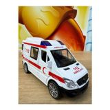 Scn Toys Oyuncak Ambulans Sesli Işıklı Büyük Ön Kapı Ve Arka Kapısı Açılır Oyuncak Ambulans Araba 1:32