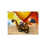 Scn Toys Oyuncak Buldozer Metal Kepçe Çift Taraflı İş Makinası Oyuncak İş Makinesi Bulldozer Kepçe Mini Boy