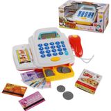 Scn Toys Oyuncak Yazar Kasa Sesli Barkod Okuyuculu Işıklı Ve Sesli Yazar Kasa Oyuncak Eğitici Kasiyer Set