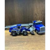 Scn Toys Sesli Ve Işıklı Kepçe Dozer Taşıyıcı Tır Oyuncak Dozer Ve Taşıyıcı Tır Dozer Taşıyan Kamyon
