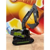 Scn Toys Sürtmeli İnşaat Araçlar Serisinden Metal Oyuncak Kepçe Yeşil Ekskavatör Kepçe İş Makinesi Dozer
