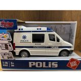 Scn Toys Sürtmeli Sesli Ve Işıklı Polis Arabası Oyuncak Polis Arabası Kapıları Açılır
