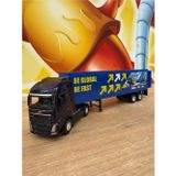 Scn Toys Volvo Siyah 4X2 Ve Dorse Tır Çekici Oyuncak Metal Tır Çekici Dorseli Oyuncak Tır Kapakları Açılır