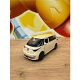 Scn Toys Welly Volkswagen Id.Buzz Krem Diecast Metal Araba Oyuncak Volkswagen Minibüs Transporter Araba