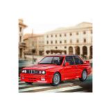 scntoys 1988 BMW M3 (E30) RED 1:24 BMW Eski Model Nostalji Diecast Araba Açılan Kapılar