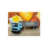 scntoys 4x2 ve Dorse Tır Çekici Oyuncak Metal Tır Çekici Dorseli Oyuncak Tır Kapakları Açılır