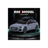 scntoys Audi Rs6 Araba Station Wagon 1:24 Diecast Metal Model Araba Koleksiyon Araba Açılan Kapılar PİLSİZ