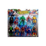 scntoys Avengers Yenilmezler Oyuncak Figür Süper Kahramanlar 10 Lu Set Hulk Spiderman Superman Batman Figür
