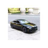 scntoys Bmw M8 Diecast Metal 1.24 Ölcek Araba Kapı Bagaj Kaput Açılır Siyah BMW M8 Spor Araba Model