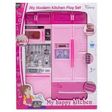 scntoys Buzdolabı ve Bulaşık Makinesi 2'li Mutfak Seti Oyuncak Mutfak Seti Evcilik Seti