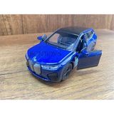 scntoys Die Cast Bmw İX Metal Oyuncak Araba Jip 12 Cm Model Araç Bmw İX Xdrive50 Diecast Araba Bmw ix Mavi