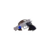 Scntoys Gonher 8'li Gümüş Metal Polis Koleksiyon Tabancası Ağır Metal Silah Kapsül Patlatan Silah