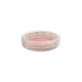 scntoys İntex Şişme 3 Boğumlu Çiçek Desenli Bebek Havuzu 86x25cm İntex Havuz Altı Şişme Baklava Desenli